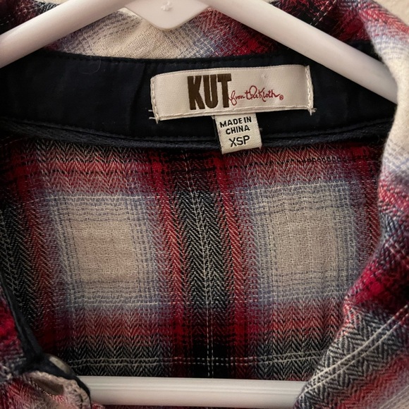 Kut From the Kloth Plaid Blouse - Picture 2 of 2
